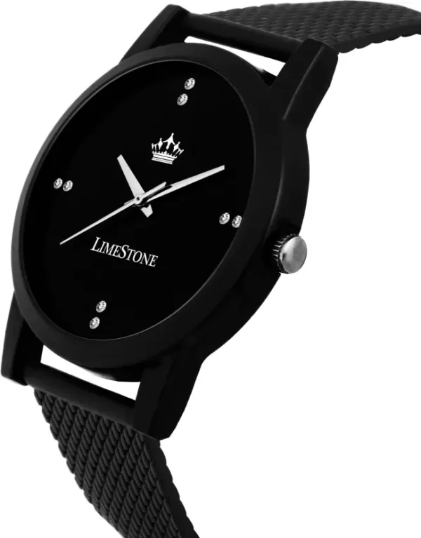 LIMESTONE  LS2734 Wolf Gents Exclusive Mesh Strap Analog Analog Watch - For Men - Image 4